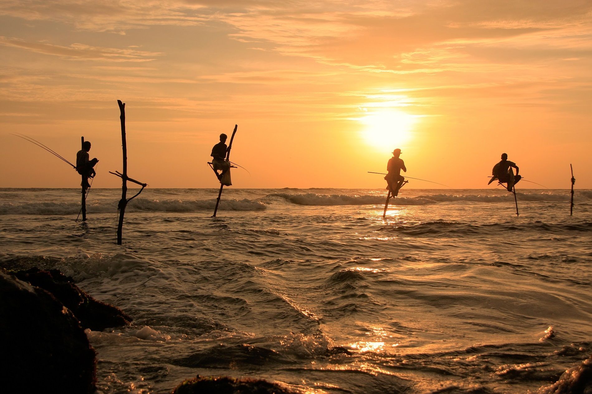 Pêcheurs Sri Lanka