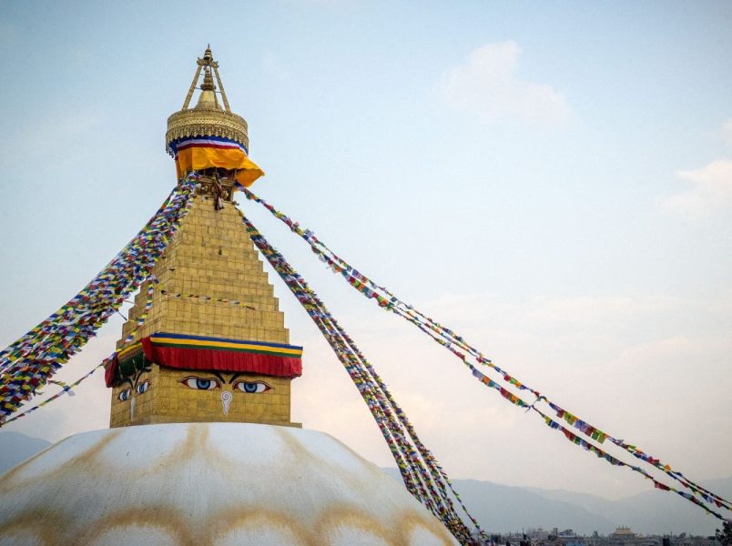 la stupa de Bodnath au Népal