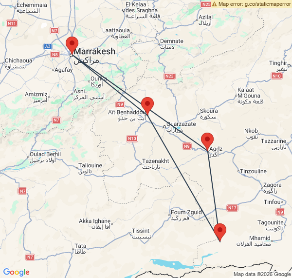 Campement de charme dans le désert de Chegaga