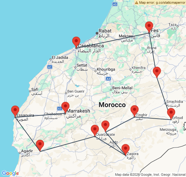 Le grand tour du Maroc