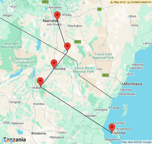 Combiné Kenya – Tanzanie : Entre savane et lagon