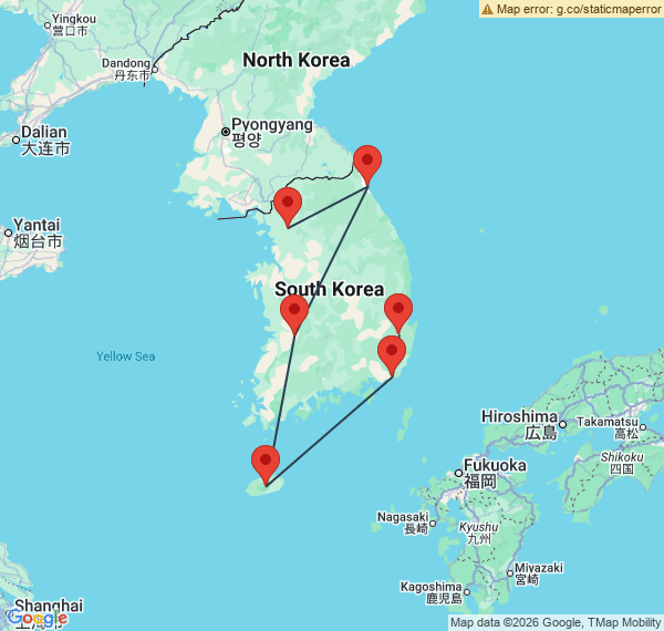 Le grand tour de la Corée, de Séoul à Jeju