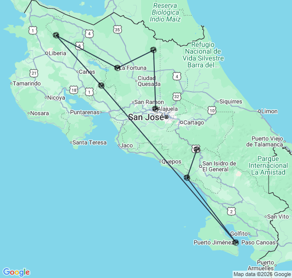 Du nord au sud, un autre visage du Costa Rica