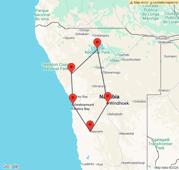 Idylle en Namibie : luxe et hôtel de charme