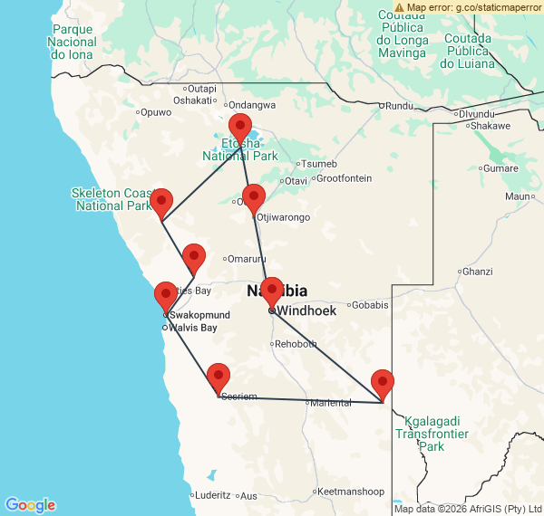 Aventure Namibienne à la belle étoile