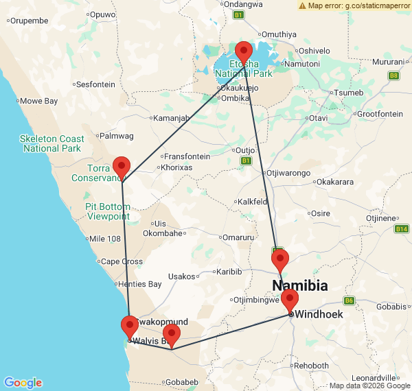 Road trip en terres Namibiennes