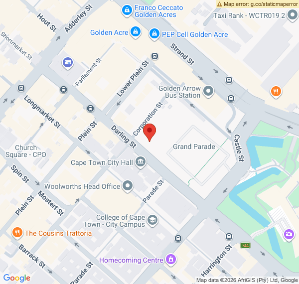 Extension en Afrique du Sud à Cape Town