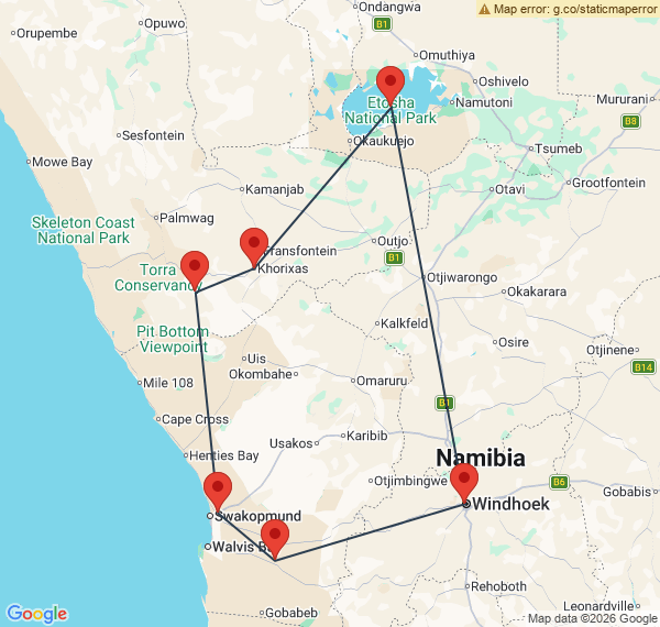 Fly in - La Namibie vue du ciel