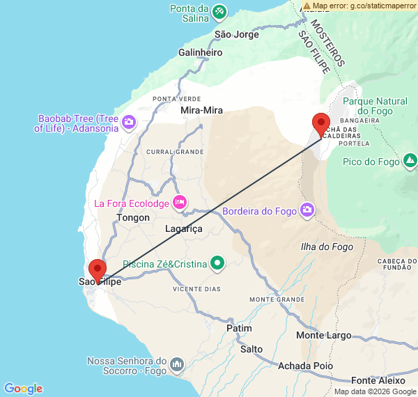 Nuits insolites dans le cratère de Fogo