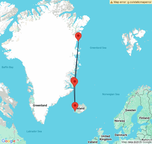 Croisière à la voile au Groenland