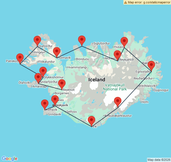 Le Grand tour de l'Islande