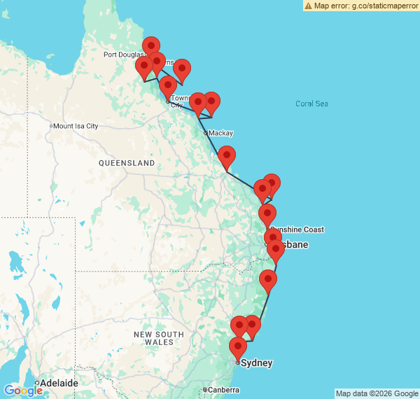 De Sydney à Cairns en campervan