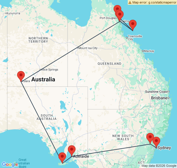 Escapade australienne entre ville, mer et outback