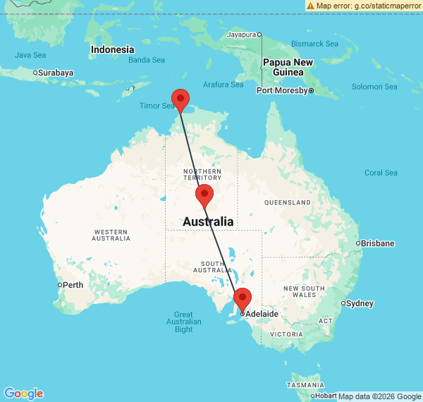 Adélaïde, Alice Springs et Darwin à bord du train mythique Le Ghan