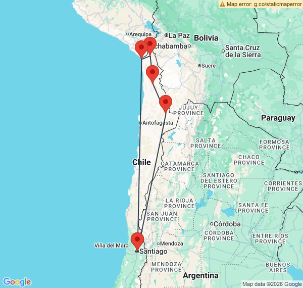 Le Nord du Chili, de l'Altiplano au désert d'Atacama