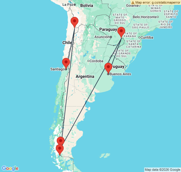Le meilleur du Chili et de l'Argentine
