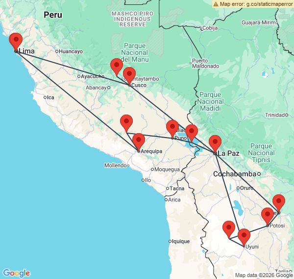Circuit combiné Pérou-Bolivie : voyage au cœur des Andes