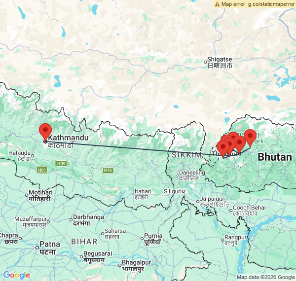 Randonnée Les Secrets du Bhoutan