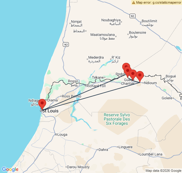 Croisière en pirogue sur le fleuve Sénégal en bivouac