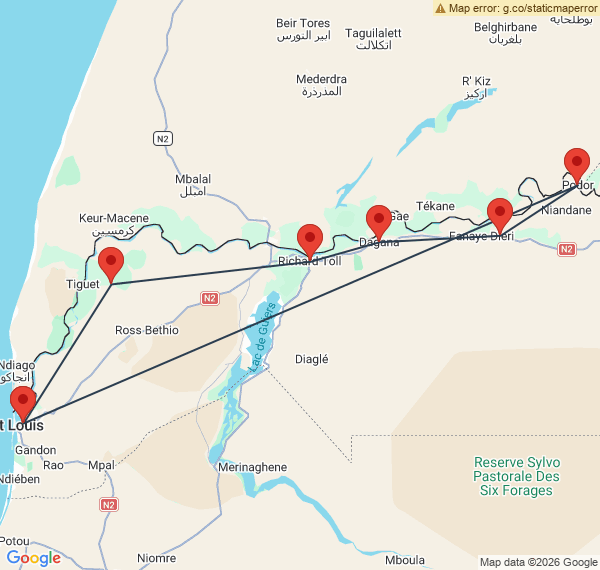 Croisière Bou El Mogdad, voyage hors du temps sur le fleuve Sénégal
