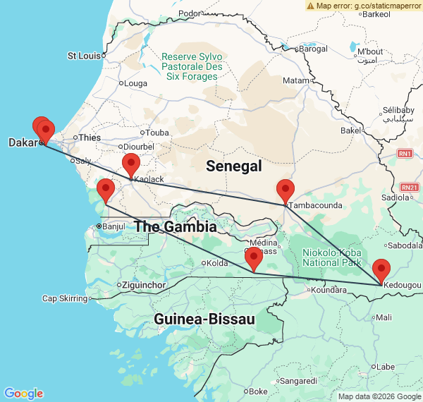 Périple entre Saloum, pays Bédik et Bassari