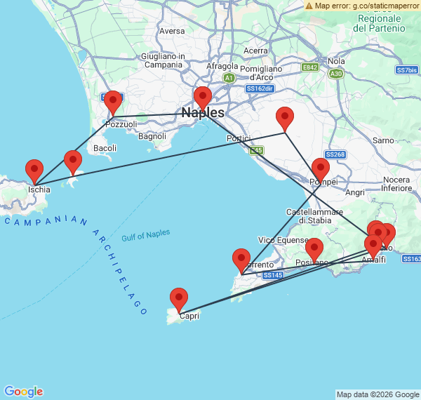 Naples, Capri et la Côte Amalfitaine