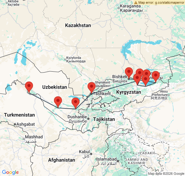 Ouzbékistan & Kirghizistan, traditions et sites historiques