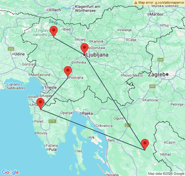 Croatie du Nord et Slovénie : entre architecture et nature
