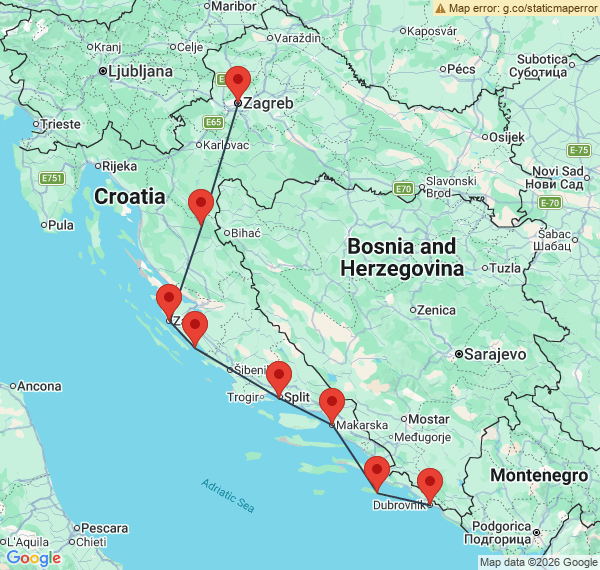 Les plus beaux parcs nationaux de Croatie en circuit