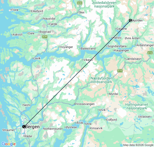 Duo Bergen & le Sognefjord