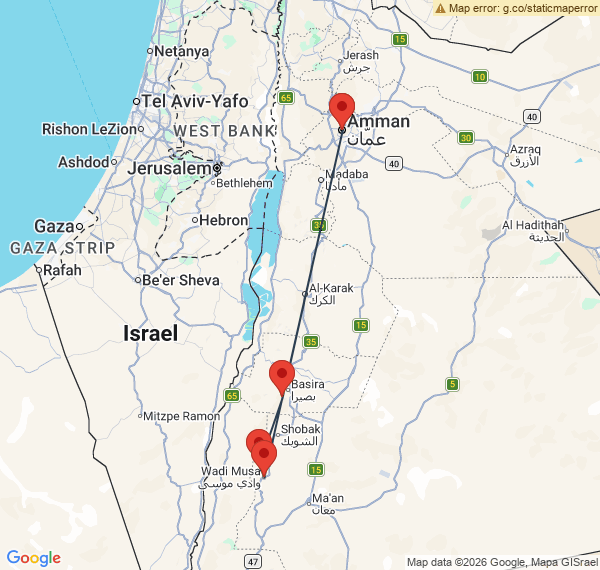 Trek en Jordanie entre amis  