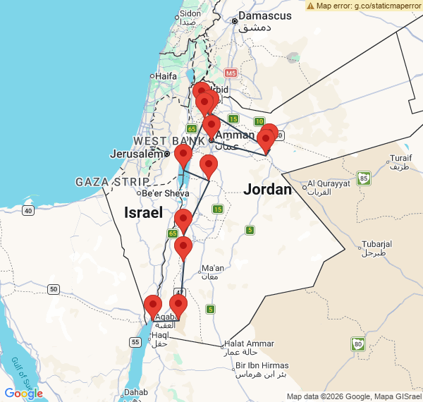 Paysages et biodiversité de la Jordanie