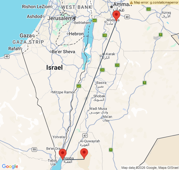 Le sud jordanien : Wadi Rum, Aqaba, Mer Rouge
