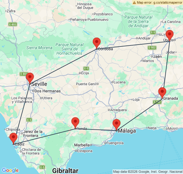 Le grand tour de l'Andalousie en hôtels de charme
