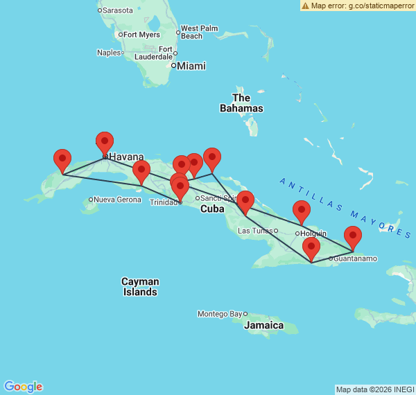 Autotour complet à Cuba !