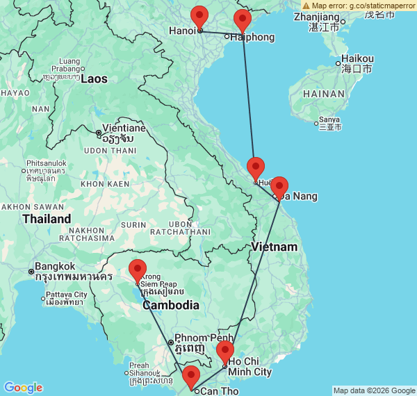 Circuit de Hanoi à Siem Reap