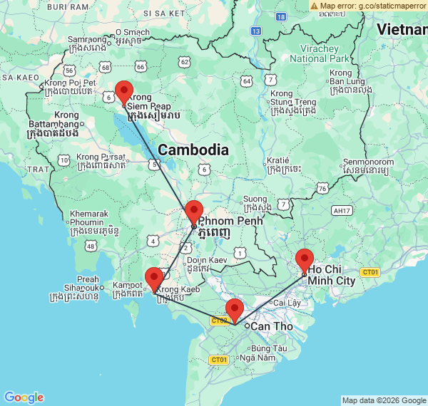 Du Vietnam au Cambodge au fil de l'eau