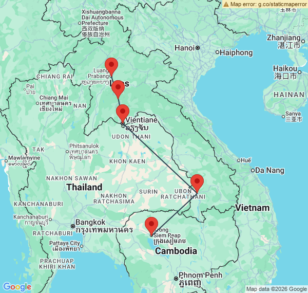 Les incontournables du Laos et du Cambodge