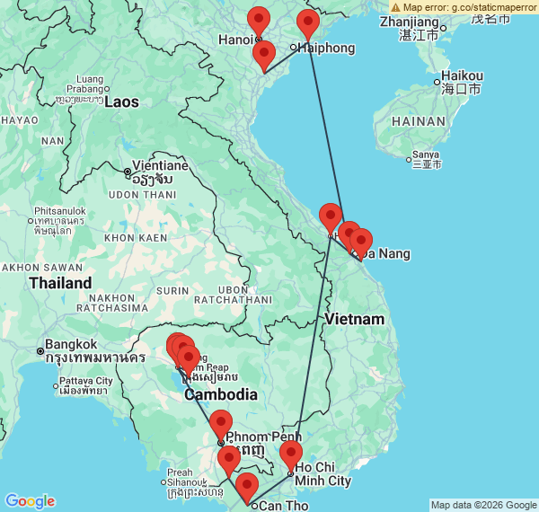Flânerie au Vietnam et au Cambodge