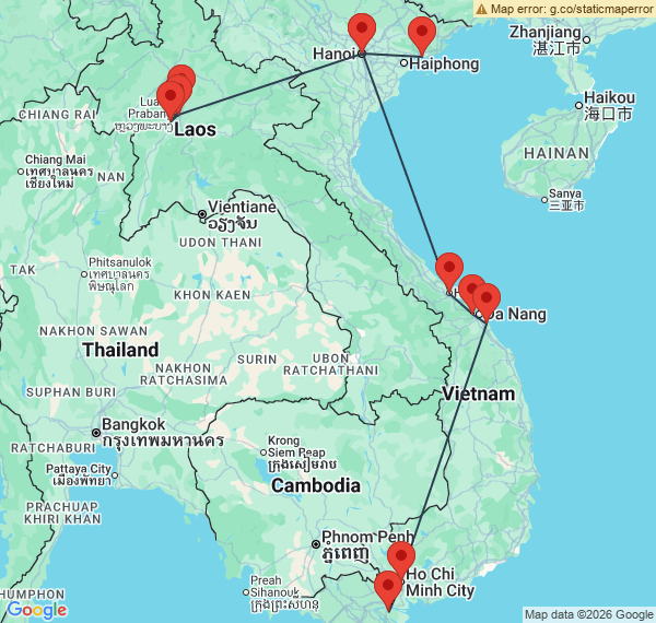 Au coeur du Vietnam et du Laos