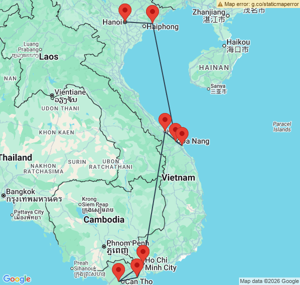 Circuit culture et gastronomie au Vietnam