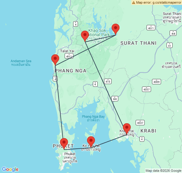 La Thaïlande du Sud en circuit