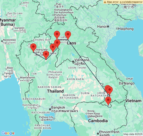 Du Nord de la Thaïlande au Laos en circuit