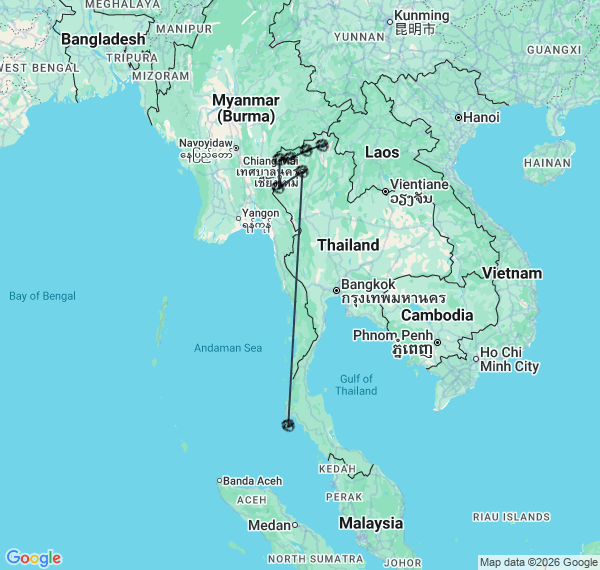 Le Nord de la Thaïlande en circuit