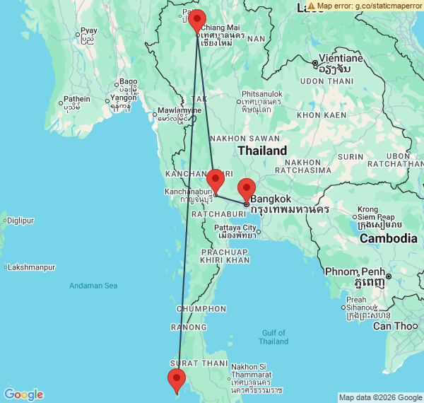 Voyage de noces au royaume de Siam