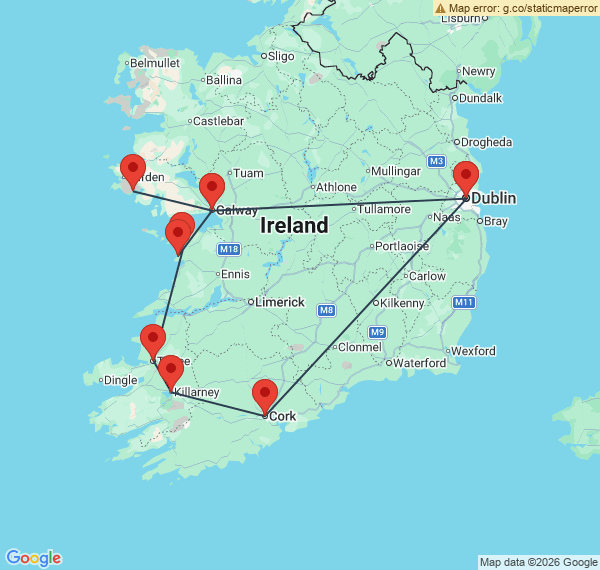 Musiques irlandaises en autotour