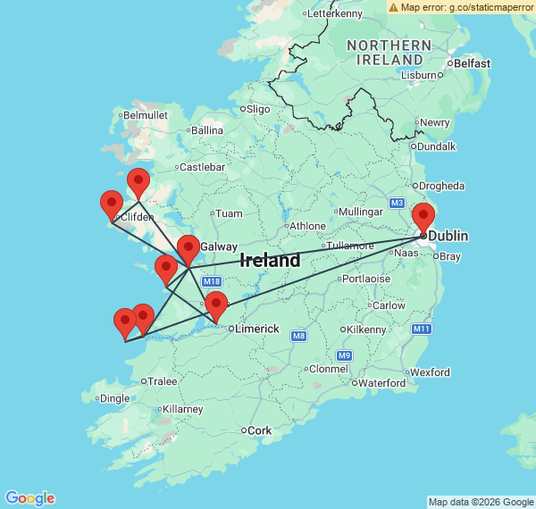Séjour découverte en famille de l'Irlande