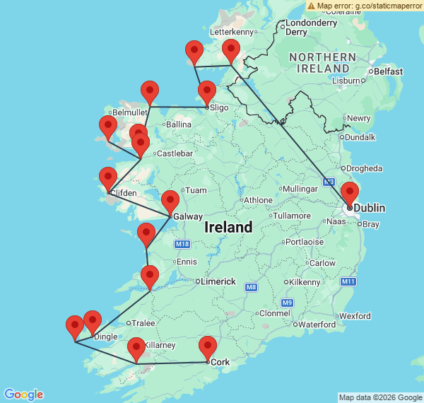 Roadtrip le long de la Wild Atlantic Way