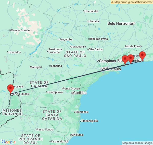 Le meilleur du Brésil : la Costa Verde et Chutes d'Iguaçu