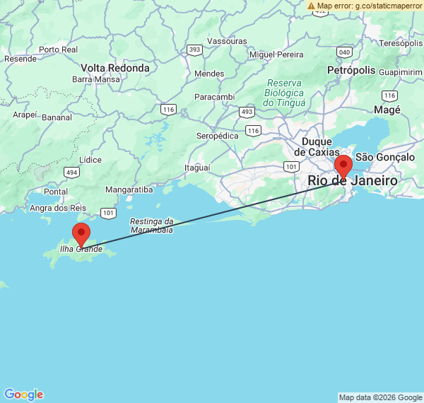 Séjour à Rio et à Ilha Grande